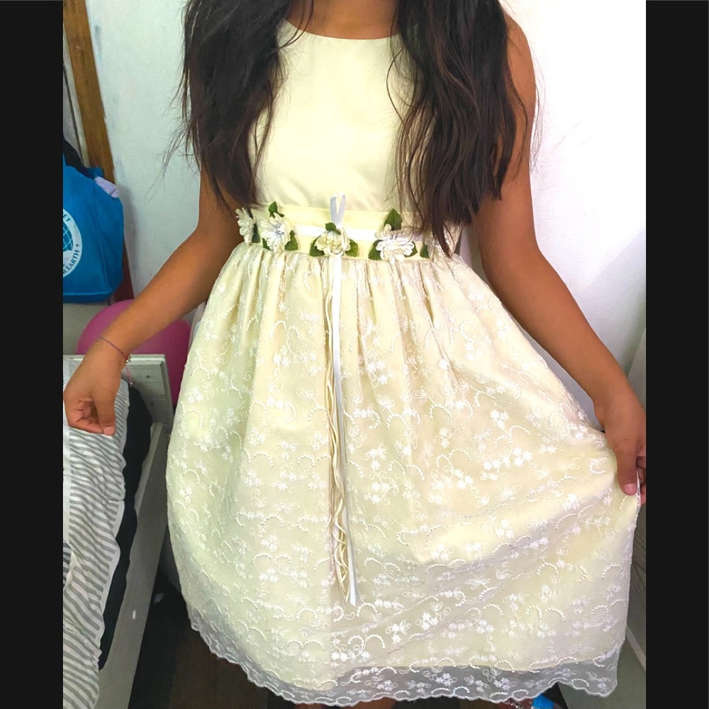 Cute Champagne Color Dress